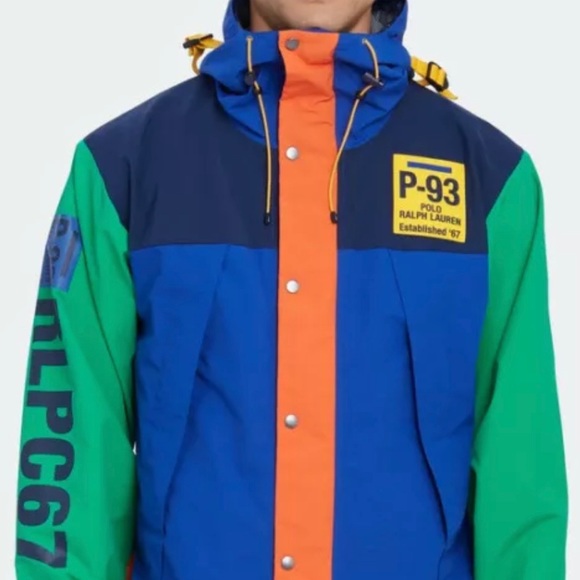 Polo Ralph Lauren Men’s P-93 Colorblocked Hi Tech Jacket Size Large NWT